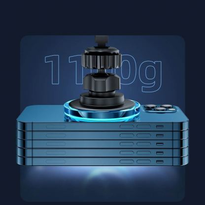 Поставка за радиаторa на кола с безжично зареждане за iPhone с Magsafe - Joyroom Magnetic Fast Wireless Vent Car Holder 15W (сребрист) 11