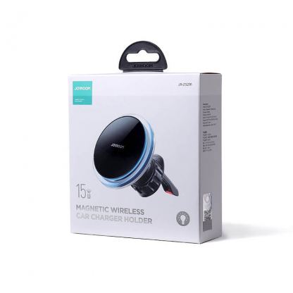 Поставка за радиаторa на кола с безжично зареждане за iPhone с Magsafe - Joyroom Magnetic Fast Wireless Vent Car Holder 15W (сребрист) 20