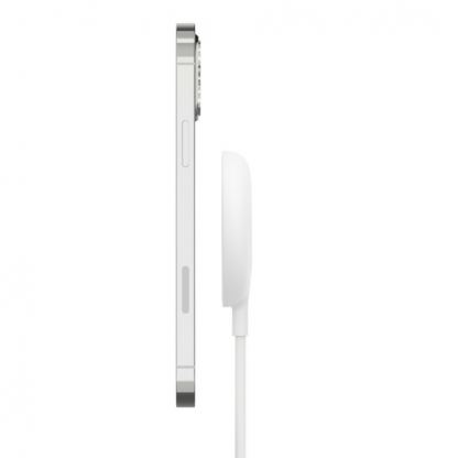 Поставка (пад) за безжично зареждане и захранване за ел. мрежа за iPhone с Magsafe - Belkin Boost Charge USB-C Magnetic Wireless Charging Pad 7.5W (бял) 3