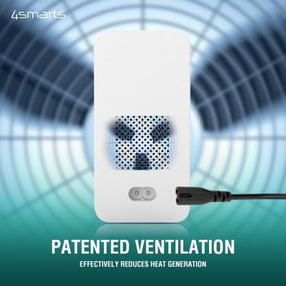 Станция за безжично зареждане на iPhone с MagSafe, с допълнителни 2xUSB-A и 2xUSB-C изходи - 4smarts 5-in-1 Charging Station UltiMag DeskTower (бял) 4