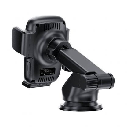 Поставка за таблото на кола с безжично зареждане за мобилни устройства - Tech-Protect X05 Wireless Charging Dash Car Holder 15W (черен) 3