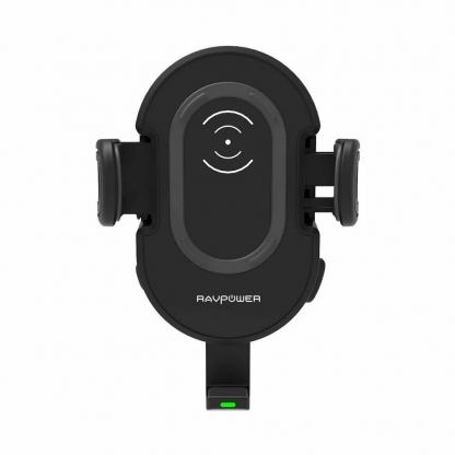 Поставка за кола с безжично зареждане за Qi съвместими смартфони - Ravpower Wireless Chargering Car Holder 10W (черен) 2