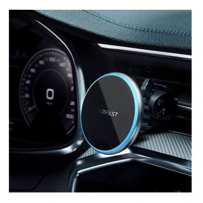 Поставка за радиаторa на кола с безжично зареждане за iPhone с Magsafe - Acefast D3 Fast Wireless Vent Car Mount 15W (черен) 5