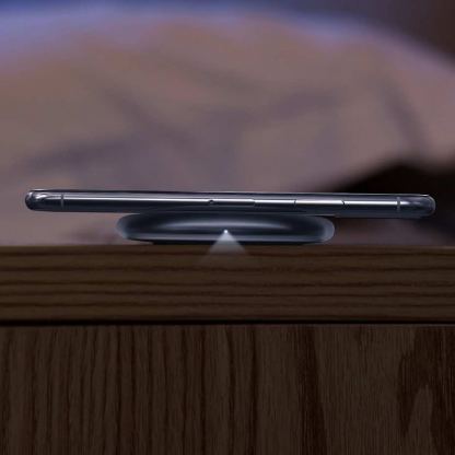 Поставка (пад) за безжично зареждане с технология за бързо зареждане (15W) за Qi съвместими устройства - Baseus Jelly Wireless Charger (WXGD-01) (черен) 11