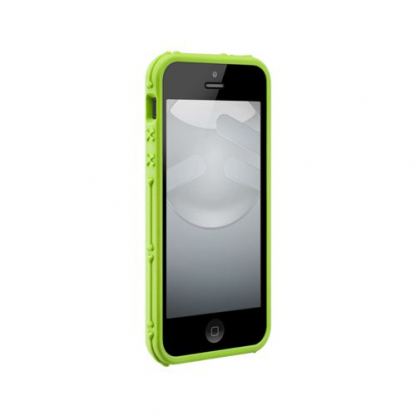SwitchEasy Bones Toxic Lime - термополиуретанов калъф с аксесоари за iPhone 5 (лайм) 2