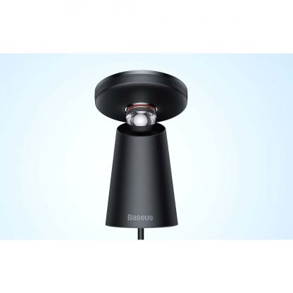 Поставка (пад) за безжично зареждане за iPhone с Magsafe (черен)  - Baseus Simple Magnetic Phone Charging Stand Wireless Charger 15W 7