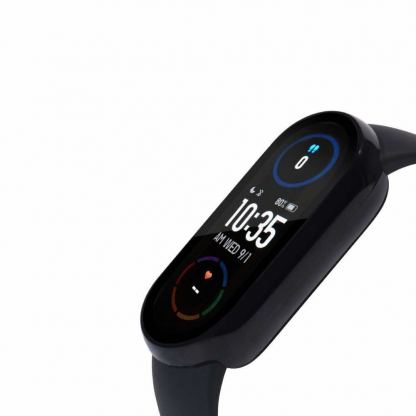 Качествен твърд кейс с вграден стъклен протектор за дисплея на Xiaomi Mi Band - Tech-Protect Defense 360 Case (черен) 2