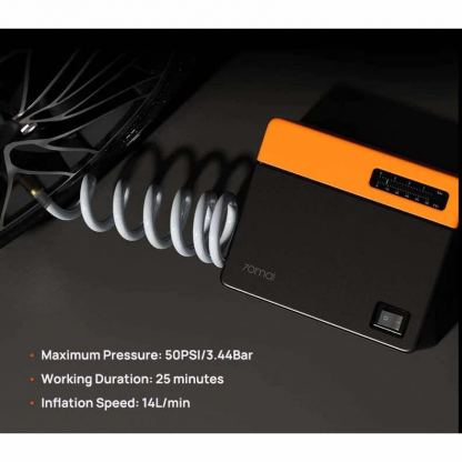Компресор за автомобилни гуми - Xiaomi 70mai Air Compressor Eco (черен) 5