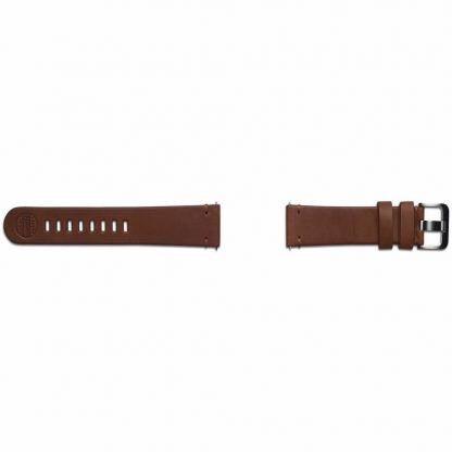 Оригинална кожена каишка за Samsung Galaxy Watch, Huawei Watch, Xiaomi, Garmin и други часовници с 22мм захват - Samsung Essex Leather Band 22mm (GP-R805BREECAB) (кафяв) 2