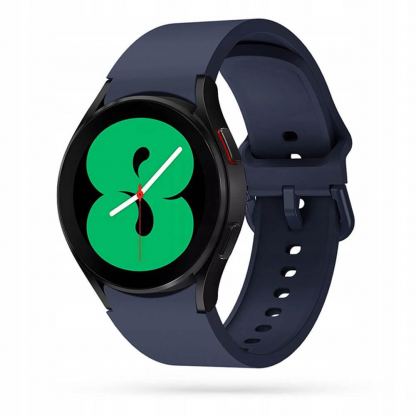 Силиконова каишка за Samsung Galaxy Watch, Huawei Watch, Xiaomi, Garmin и други часовници с 20мм захват - Tech-Protect Iconband Silicone Sport Band 20mm (тъмносин) 3