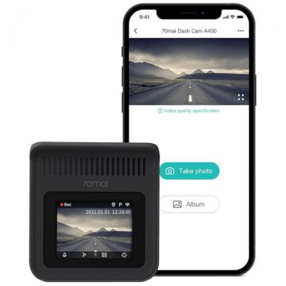 Видеорегистратор за автомобил - Xiaomi Mi 70mai Dash Camera A400 QHD (сив) 6