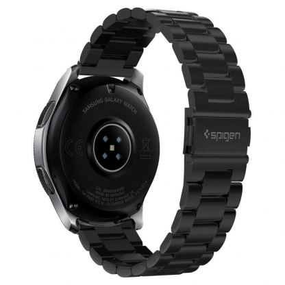 Стоманена каишка за Samsung Galaxy Watch, Huawei Watch, Xiaomi, Garmin и други часовници с 22мм захват - Spigen Modern Fit Band (черен) 2