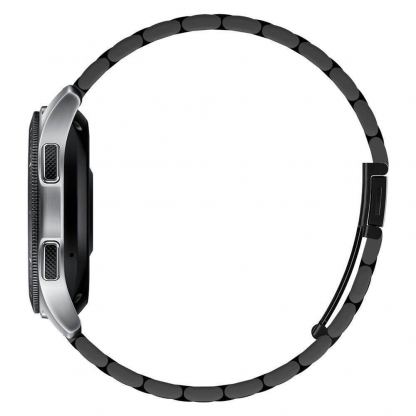 Стоманена каишка за Samsung Galaxy Watch, Huawei Watch, Xiaomi, Garmin и други часовници с 22мм захват - Spigen Modern Fit Band (черен) 3