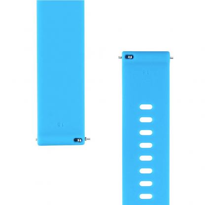 Силиконова каишка за Samsung Galaxy Watch, Huawei Watch, Xiaomi, Garmin и други часовници с 18мм захват - Tactical 576 Silicone Band 18mm (син) 3