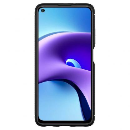 Тънък качествен силиконов (TPU) калъф за Xiaomi RedMi Note 9T - Spigen Rugged Armor Case (черен) 2