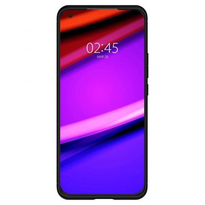 Тънък качествен силиконов (TPU) калъф за Xiaomi Mi 11 - Spigen Rugged Armor Case (черен) 3