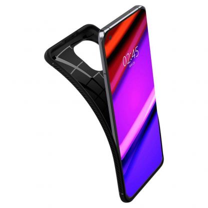 Тънък качествен силиконов (TPU) калъф за Xiaomi Mi 11 - Spigen Rugged Armor Case (черен) 6