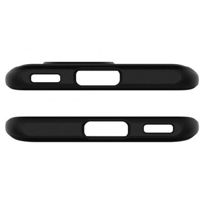 Тънък качествен силиконов (TPU) калъф за Xiaomi Mi 11 - Spigen Rugged Armor Case (черен) 7