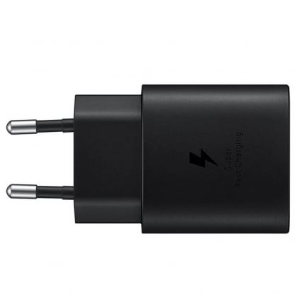 Захранване за ел. мрежа с технология за бързо зареждане с USB-C изход (черен) - Samsung Power Delivery 3.0 25W Wall Charger EP-TA800NBEGEU (ритейл опаковка) 2