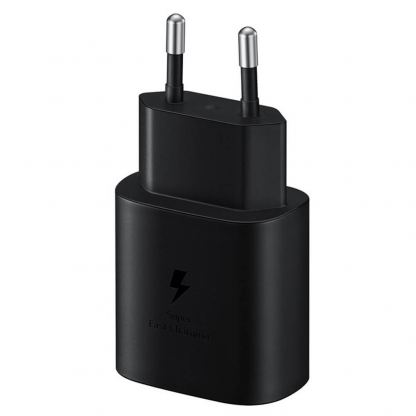 Захранване за ел. мрежа с технология за бързо зареждане с USB-C изход (черен) - Samsung Power Delivery 3.0 25W Wall Charger EP-TA800NBEGEU (ритейл опаковка) 3