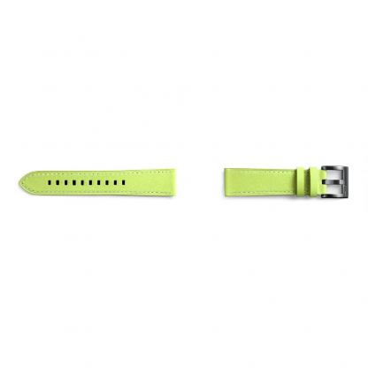 Оригинална кожена (естествена кожа) каишка за Samsung Galaxy Watch, Huawei Watch, Xiaomi, Garmin и други часовници с 20мм захват - Samsung Classic Leather Strap 20mm (GP-R600BREEBAE) (зелен) 4