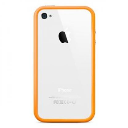 Apple iPhone 5 Bumper - силиконов бъмпер за iPhone 5 (оранжев) 3