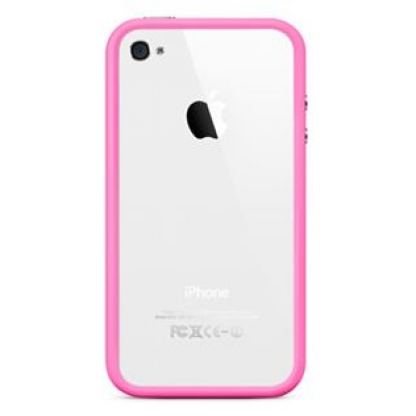 Apple iPhone 5 Bumper - силиконов бъмпер за iPhone 5 (розов) 3
