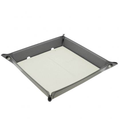 Настолен органайзер с поставка (пад) за безжично зареждане за Qi съвместими устройства - 4smarts Pocket Tray Organizer, 15W (сив) 6