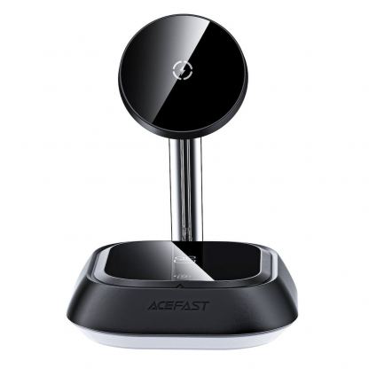 Тройна поставка (пад) за безжично зареждане за iPhone с Magsafe, Apple Watch и AirPods - Acefast 3-in-1 Inductive Wireless Charging Station 15W (черен) 7