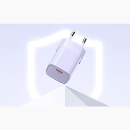 Захранване за ел. мрежа с USB-C изход с технология за бързо зареждане - Mcdodo Mini USB-C PD Fast Charger 20W (лилав) 6