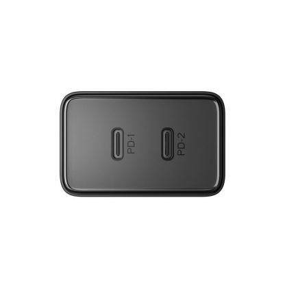 Захранване за ел. мрежа смартфони и таблети с 2xUSB-C изхода и с технология за бързо зареждане - Joyroom Dual Travel Wall Charger USB-C 40W PD (черен) 6