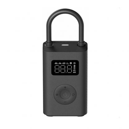 Компресор за автомобилни гуми с вградена 2000 mAh батерия - Xiaomi Mi Portable Air Pump 2 Compressor (черен) 2