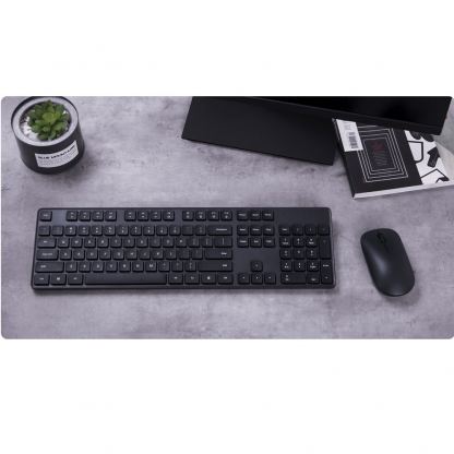 Комплект клавиатура и безжична мишка за офиса - Xiaomi Wireless Keyboard and Mouse Combo (черен) 7
