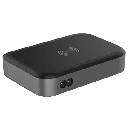 Захранване за ел. мрежа с 4xUSB-C PD изхода и 2xUSB изходa - 4Smarts 7in1 GaN PD Wireless Charging Station 100W (черен) 4