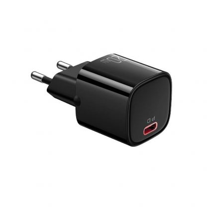 Захранване за ел. мрежа с USB-C изход с технология за бързо зареждане - Mcdodo Mini USB-C PD Fast Charger 20W (черен) 2