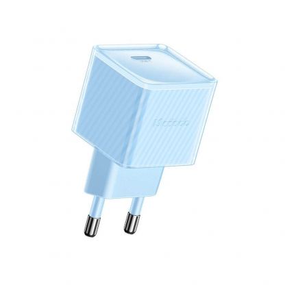 Захранване за ел. мрежа 20W с USB-C изход и технология за бързо зареждане - McDodo GaN Fast Wall Charger 20W (син) 3