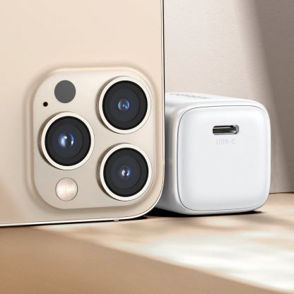 Захранване за ел. мрежа с USB-C изход с технология за бързо зареждане (бял)  - Ugreen Nexode Mini GaN Fast Wall Charger 20W 6