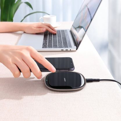 Поставка (пад) за безжично зареждане на Qi съвместими мобилни устройства - Joyroom JR-A23 Qi Wireless Charger 15W 7