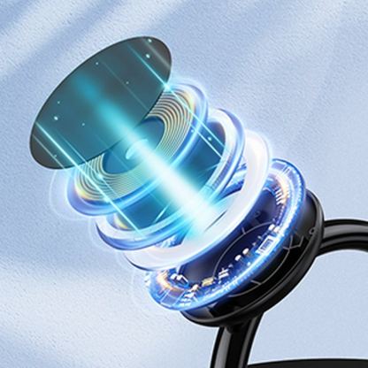 Тройна поставка (пад) за безжично зареждане за iPhone с Magsafe, Apple Watch, AirPods Pro и Qi съвместими устройства - Choetech 3in1 Inductive Wireless Charging Station 22.5W (черен) 10