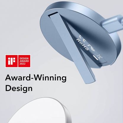 Поставка (пад) за безжично зареждане за iPhone с Magsafe - ESR HaloLock Magnetic Wireless Qi Charger 15W (син) 3