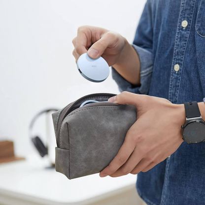 Поставка (пад) за безжично зареждане за iPhone с Magsafe - ESR HaloLock Magnetic Wireless Qi Charger 15W (син) 4