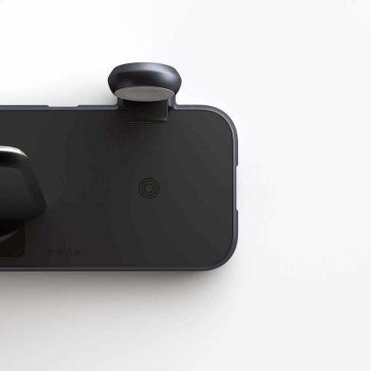Тройна станция за безжично зареждане на Qi съвместими устройства, Apple Watch и допълнителен USB порт - Zens Aluminium 4in1 Wireless Charger ZEDC15B/00 20W (черен) 3