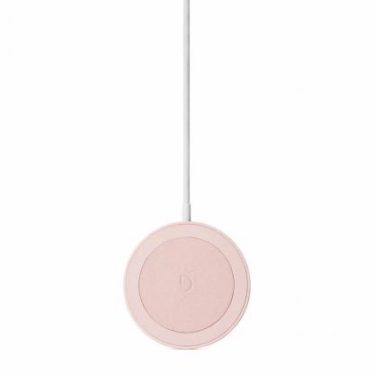 Поставка (пад) за безжично зареждане на iPhone с Magsafe - Decoded Magnetic Wireless Charger 15W (розов) 2