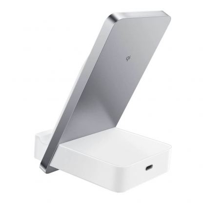 Поставка (пад) за безжично зареждане на Qi съвместими устройства - Vivo Wireless Flash Charging Stand 50W (бял) 5
