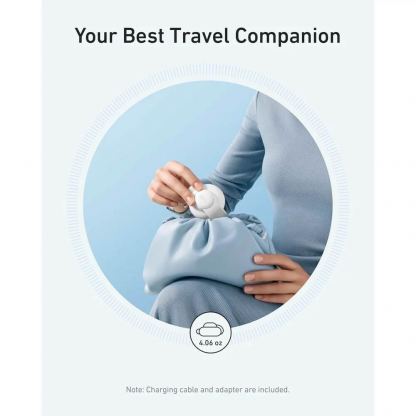 Преносима тройна поставка (пад) за безжично зареждане за iPhone с MagSafe, Apple Watch, AirPods и Qi съвместими мобилни устройства (черен - Anker MagGo 3-in-1 MagSafe Qi2 Foldable Pad (бял) 5