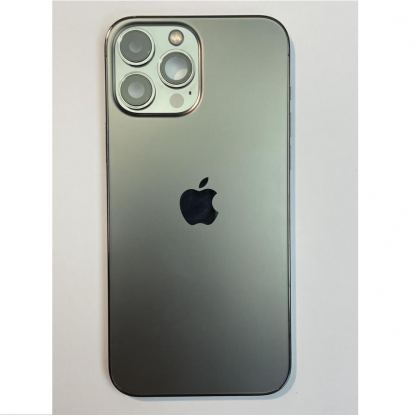 Оригинален резервен заден капак заедно с Lightning порт, безжично зареждане, лидар скенер и бутони (черен) - Apple iPhone 13 Pro Max Backcover Full Assembly (сменено задно стъкло) 2