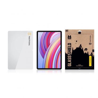 Калено стъклено защитно покритие за дисплея на Xiaomi Redmi Pad Pro - Tactical Glass Shield Tempered Glass 2.5D (прозрачен) 3