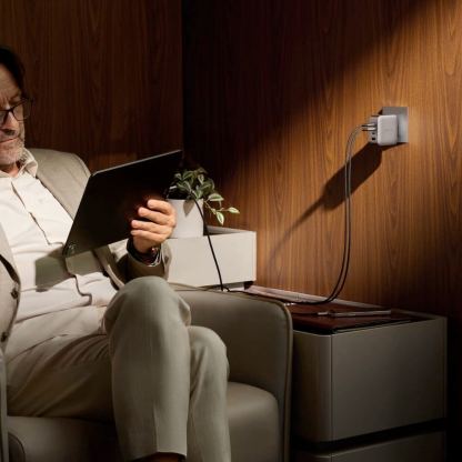 Захранване за ел. мрежа за лаптопи, смартфони и таблети с 3xUSB-C и 1xUSB-A изходи - EcoFlow Rapid Pro GaN Wall Charger 140W (тъмносив) 5