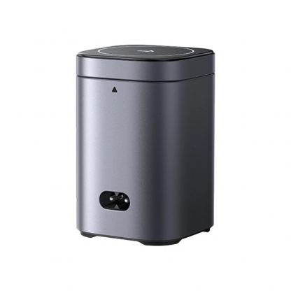 Захранване за ел.мрежа с вградена поставка (пад) за безжично зареждане за iPhone с MagSafe и 1xUSB-A и 2xUSB-C изходи - Ugreen 2-in-1 Magnetic GaN Desktop Charger 65W (сив) 2