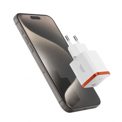 Захранване за ел. мрежа с USB-C изход с технология за бързо зареждане - Spigen ArcStation Essential USB-C PD Wall Charger 30W (бял) 3